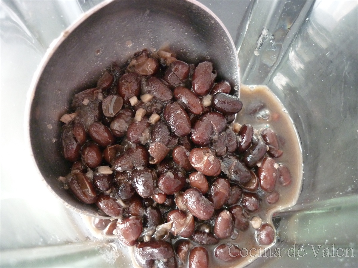 Crema de Caraotas Negras (Alubias Negras) - Cocina de Valen