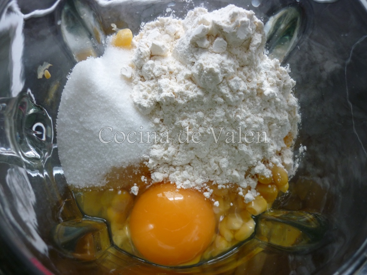 Cachapas con maíz de lata - Cocina de Valen