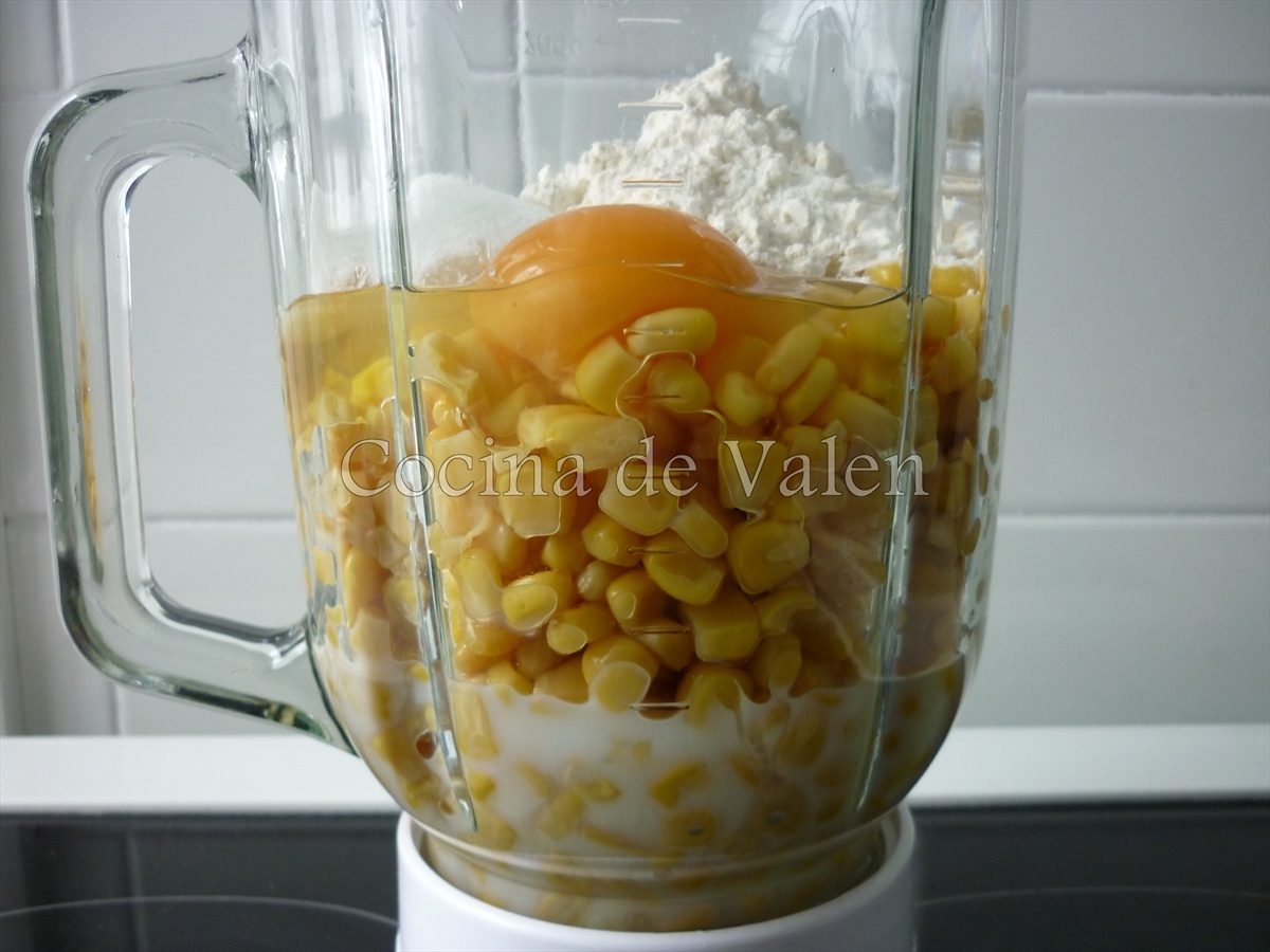 Cachapas con maíz de lata - Cocina de Valen