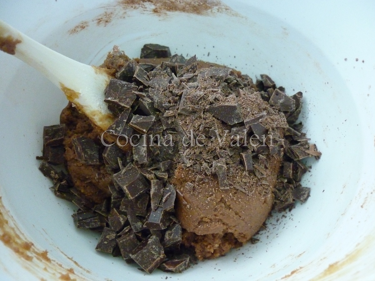 Galletas Dobles de Chocolate y Vainilla con chispas de chocolate - Cocina de Valen