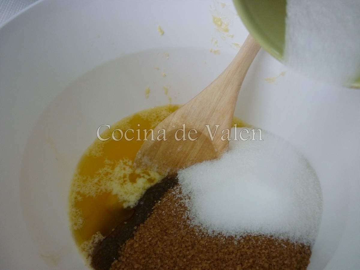Galletas Dobles de Chocolate y Vainilla con chispas de chocolate - Cocina de Valen