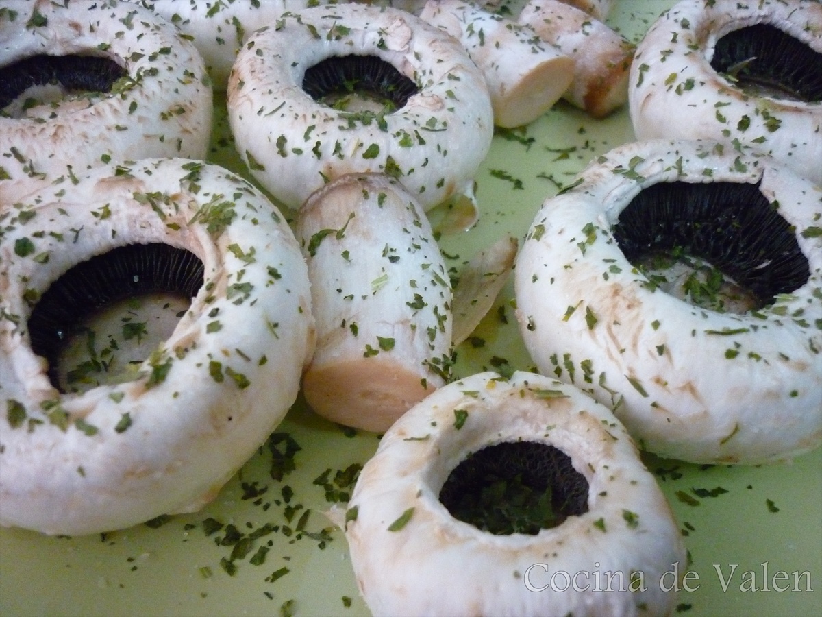 Champiñones a la plancha con ajo y perejil - Cocina de Valen