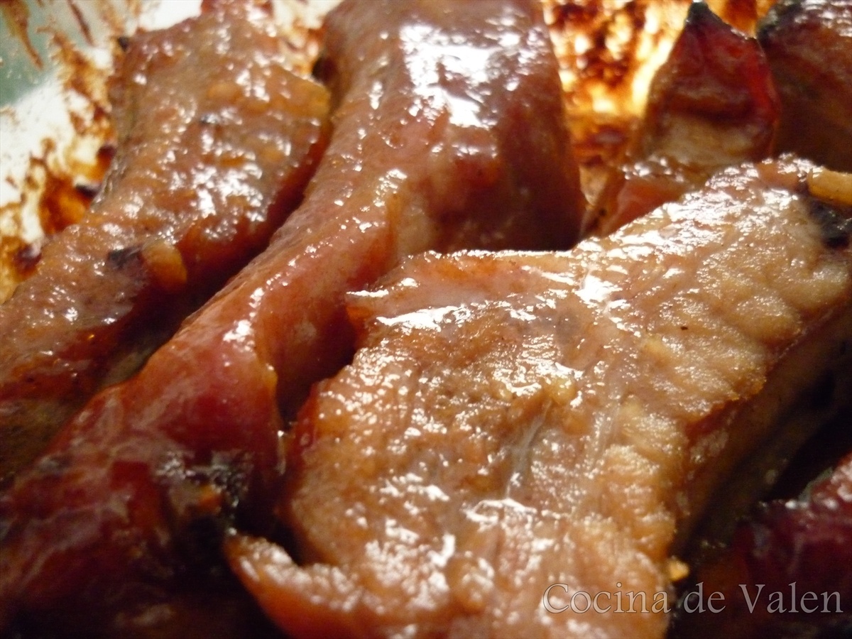 Costillas de cerdo al horno