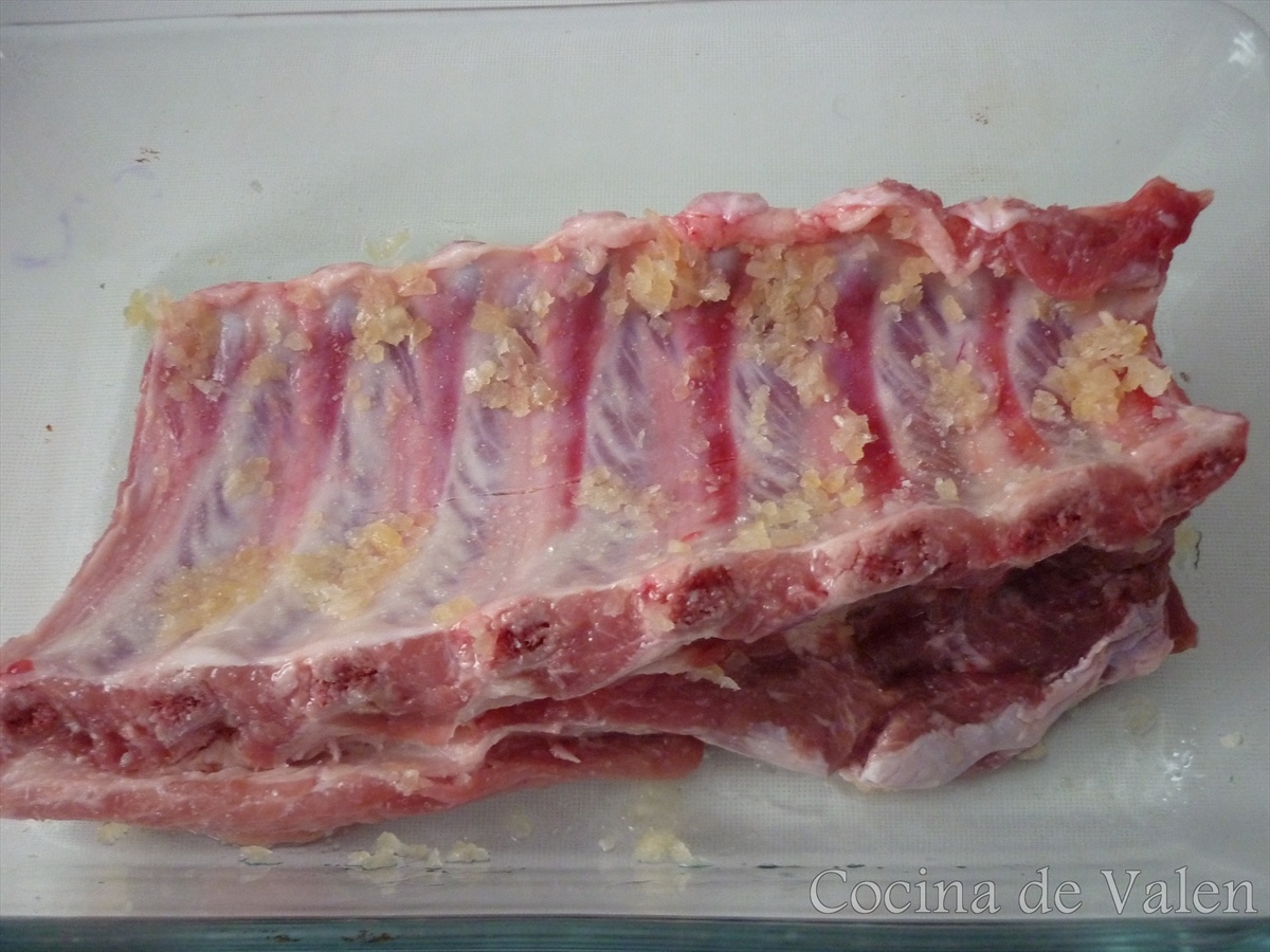 Costillas de cerdo al horno