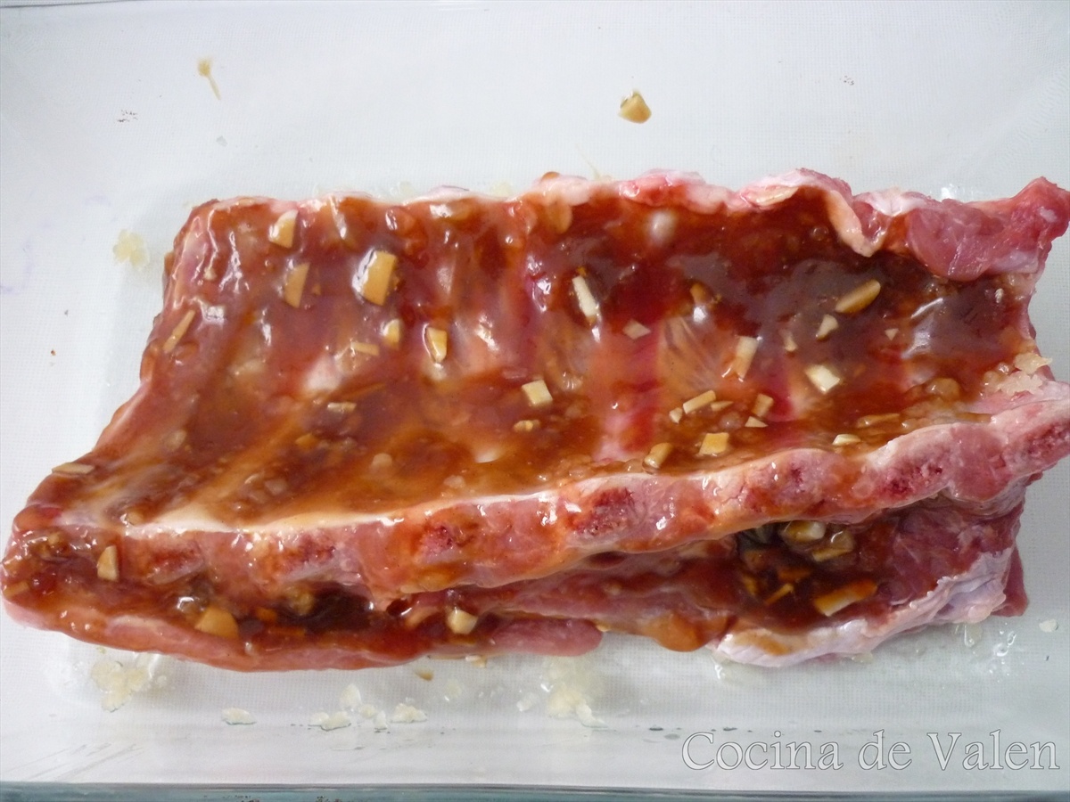 Costillas de cerdo al horno