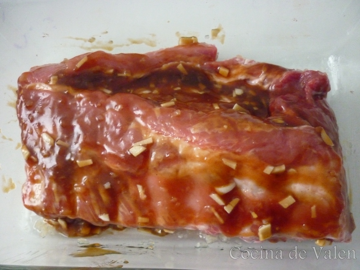 Costillas de cerdo al horno