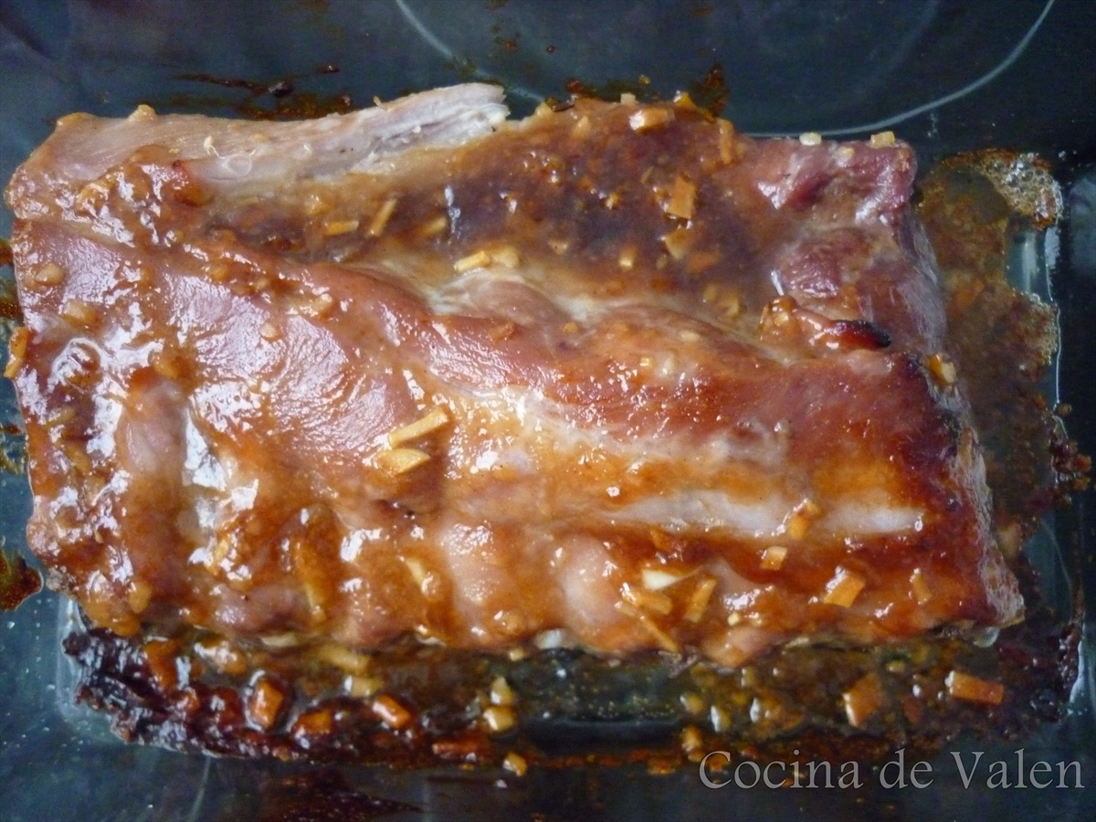 Costillas de cerdo al horno