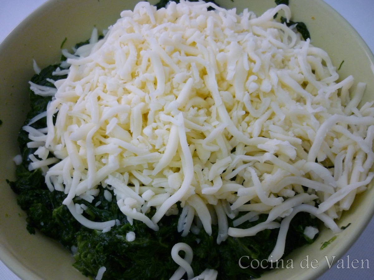 Espinacas con queso