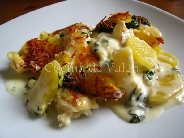 Bacalao a la crema - Cocina de Vale