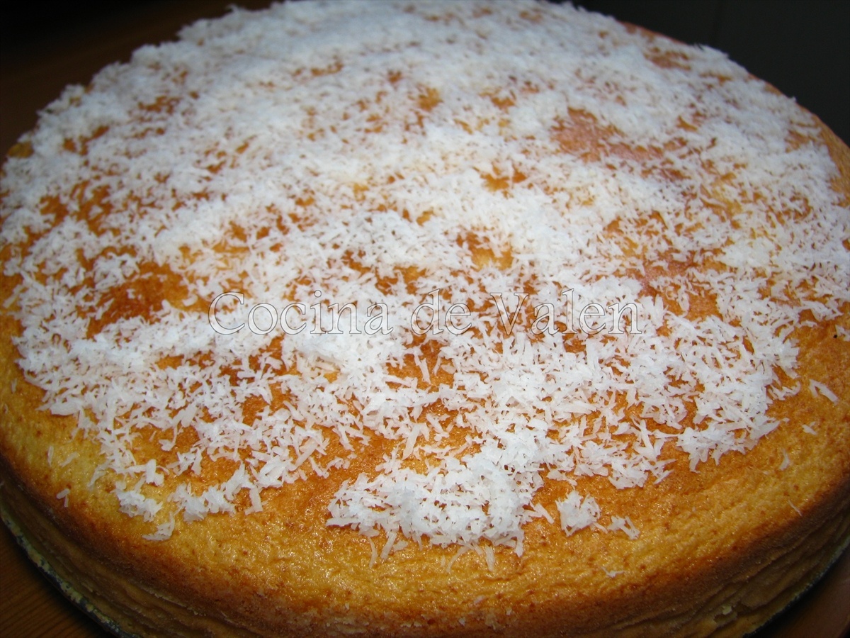 Bizcocho de coco - Cocina de Valen