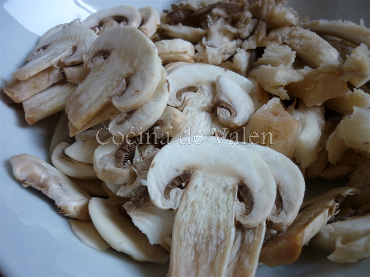 Cazuela de Setas en su salsa - Cocina de Valen