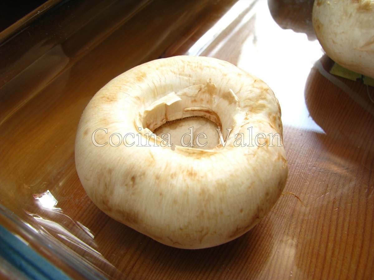 Champiñones rellenos - Cocina de Valen
