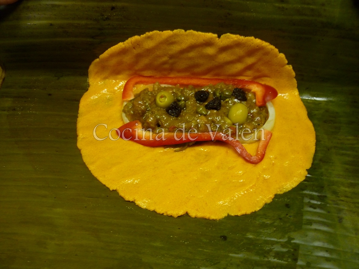 Elaboración de las hallacas paso a paso - Cocina de Valen