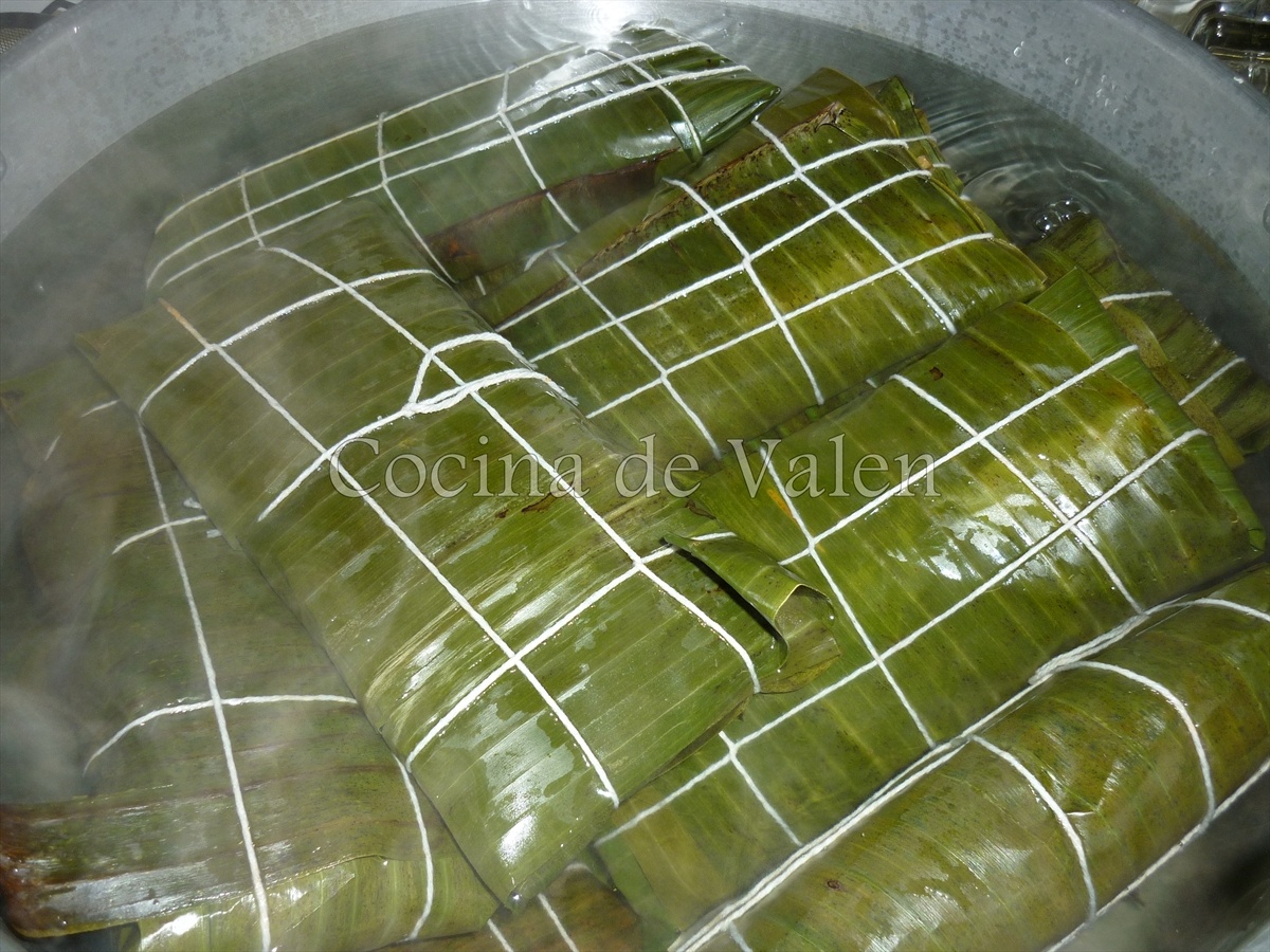 Elaboración de las hallacas paso a paso - Cocina de Valen
