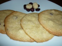 Galletas de nueces de macadamia