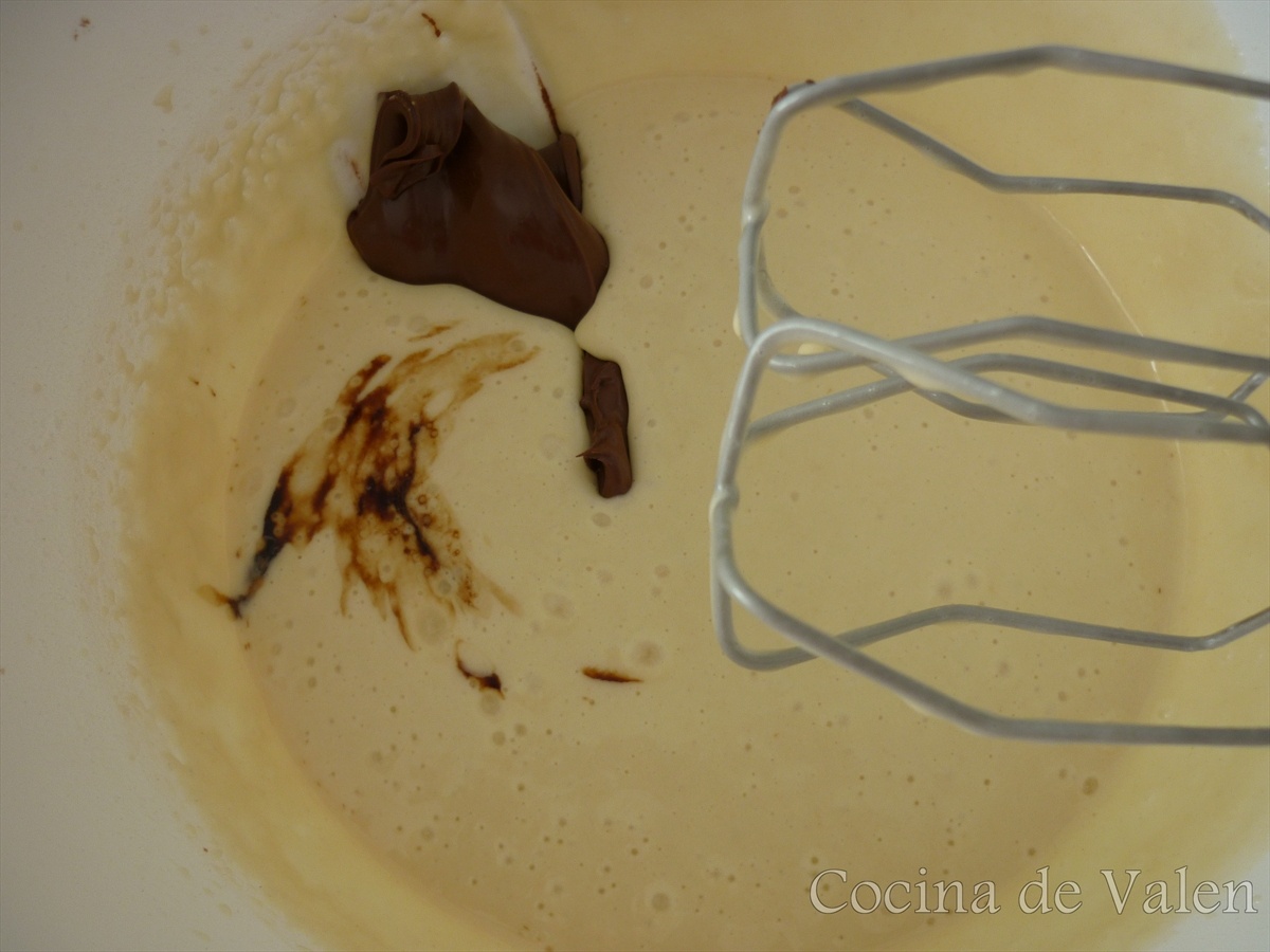 Cupcakes de Chocolate con topping de Nutella y azúcar dorado - Cocina de Valen