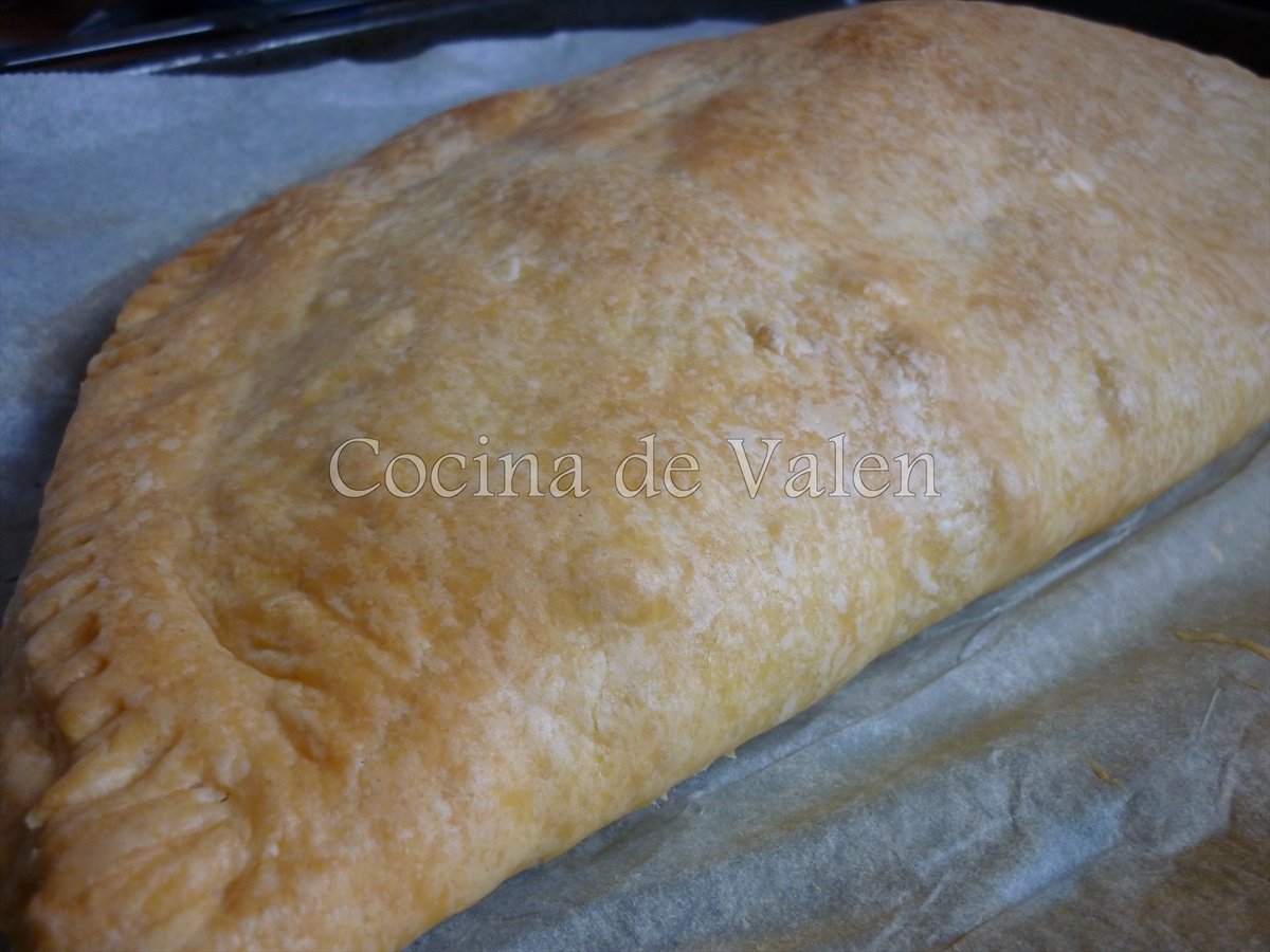- Empanada de Hojaldre rellena de pollo picado - Cocina de Valen