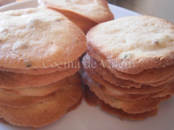 Galletas de Pistacho y Chocolate Blanco