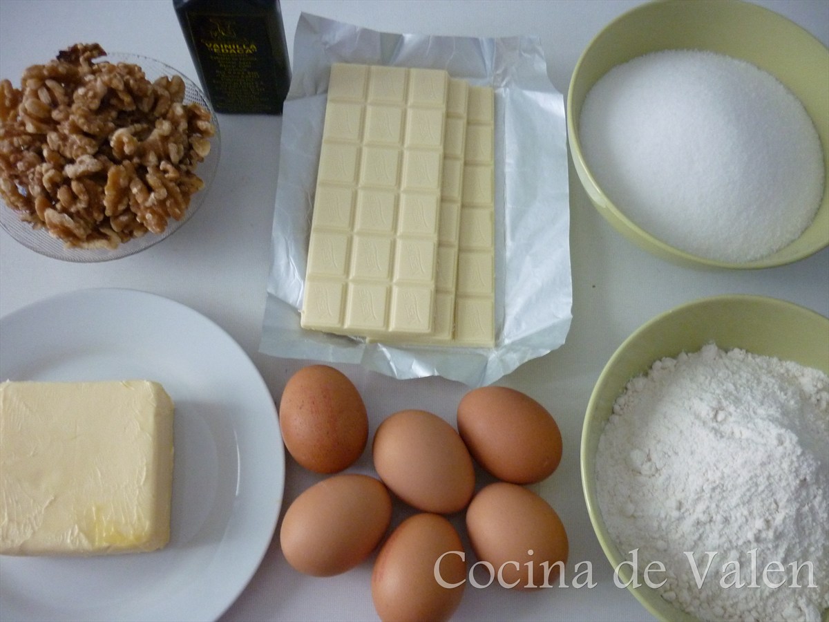 Brownies de Chocolate Blanco