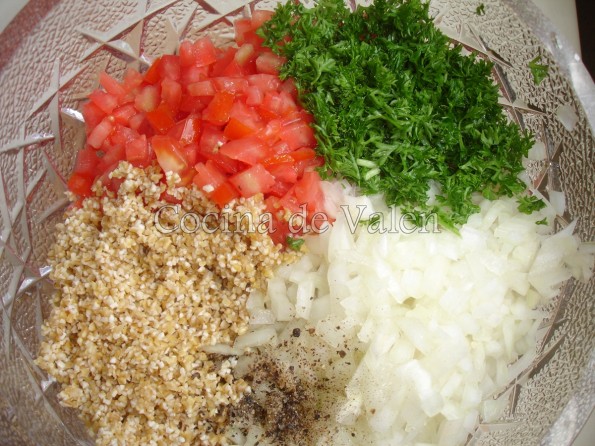 Ingredientes Tabule1  - Cocina de Valen