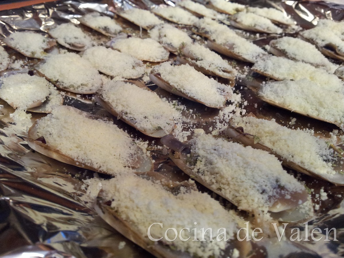 Machas a la Parmesana