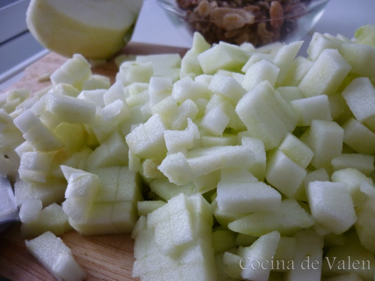 Torta de Manzana, nueces y caramelo - Marca de Agua