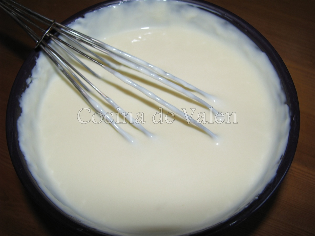 Tarta Fría de Melocotones - Cocina de Valen