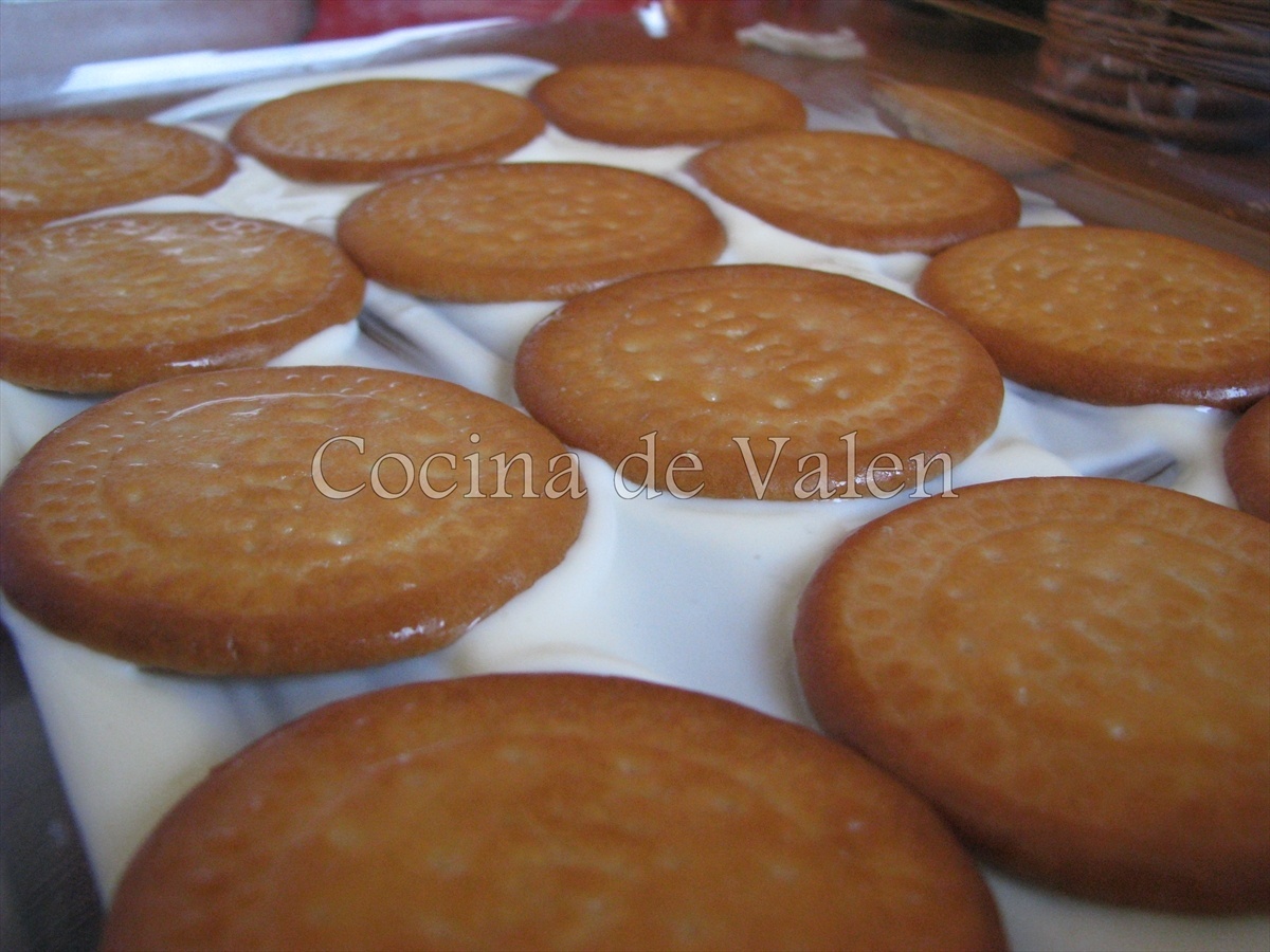 Tarta Fría de Melocotones - Cocina de Valen