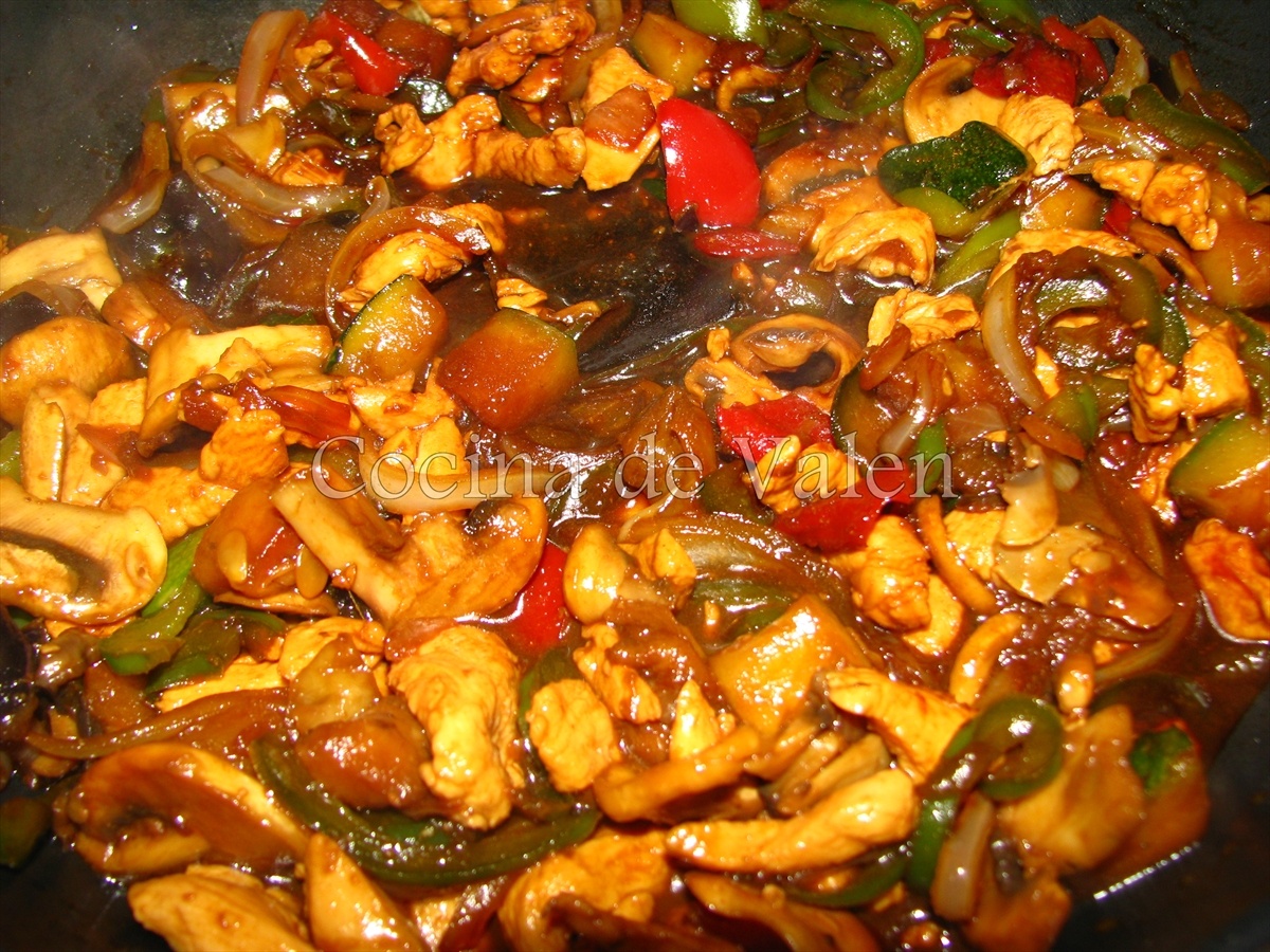 Fideos chinos al wok - Cocina de Valen