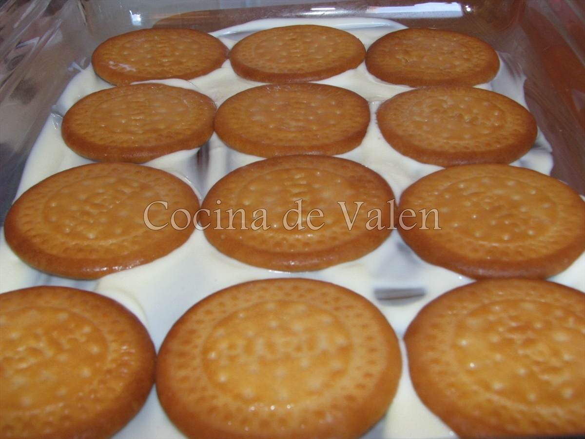Tarta Fría de Melocotones - Cocina de Valen