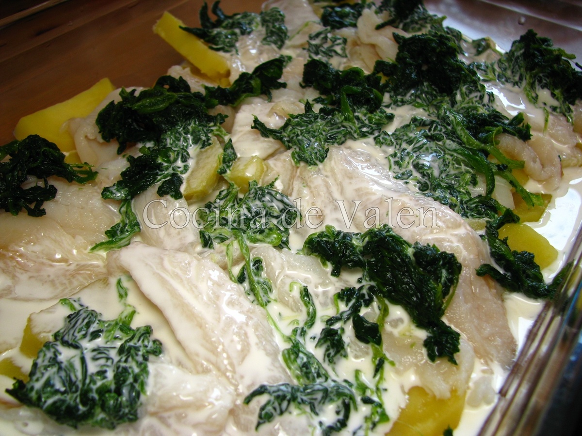 Bacalao a la crema - Cocina de Vale
