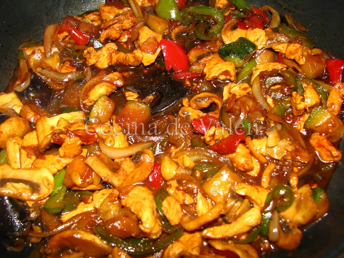 Fideos chinos al wok - Cocina de Valen