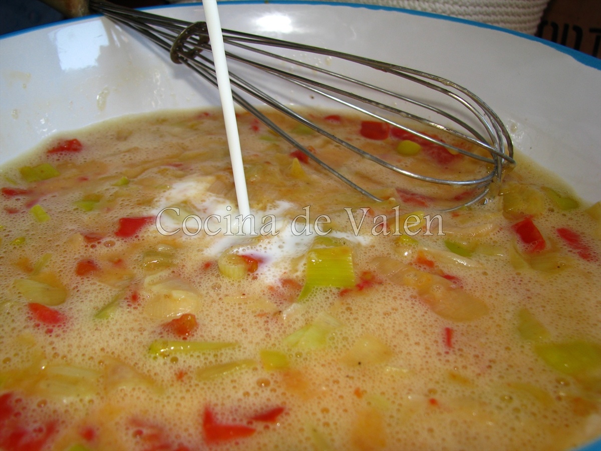 Quiche de Puerro y Tomate - Cocina de Valen