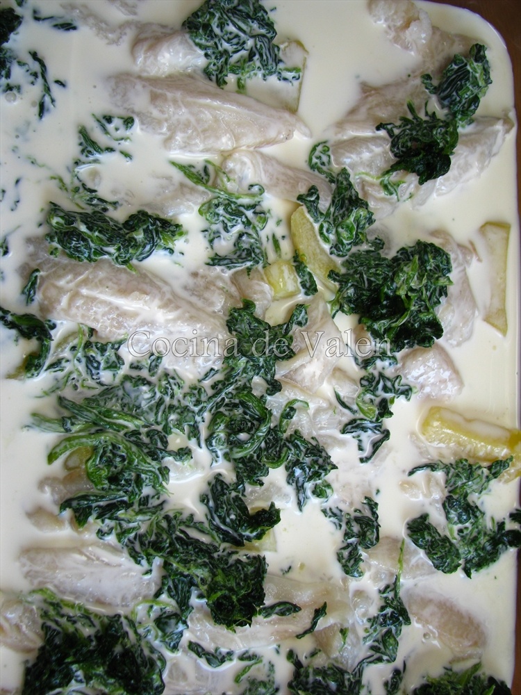 Bacalao a la crema - Cocina de Vale