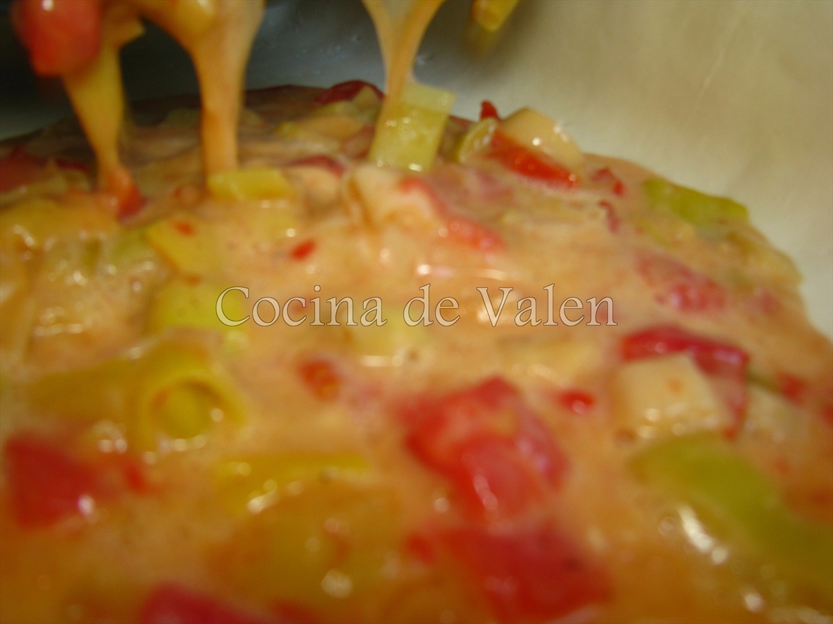 Quiche de Puerro y Tomate - Cocina de Valen