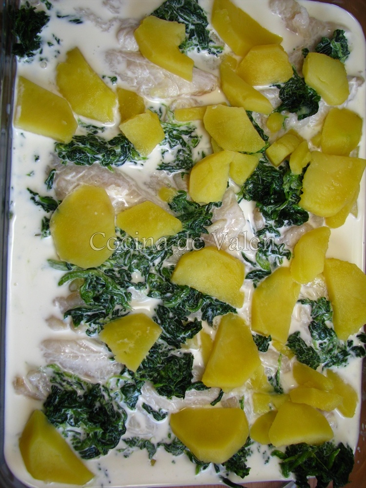 Bacalao a la crema - Cocina de Vale