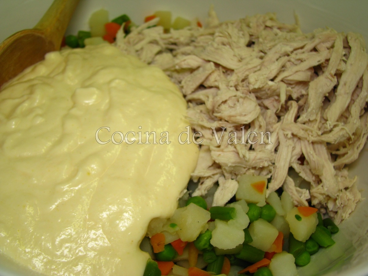 Ensalada de Gallina - Cocina de Valen