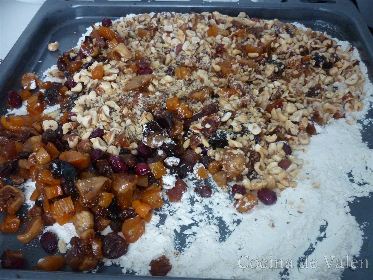 Frutas maceradas para Torta Negra de Navidad
