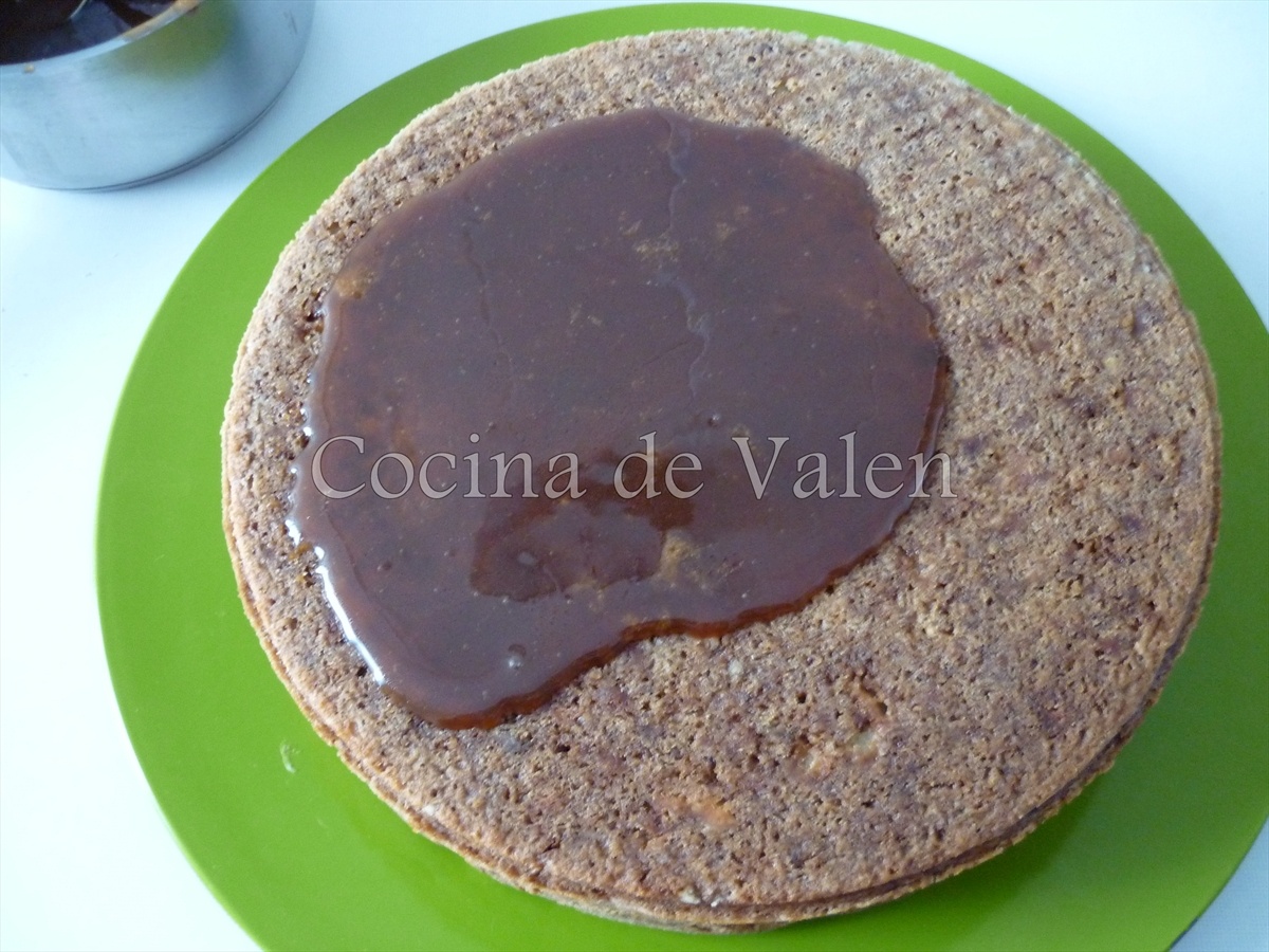 Torta de Manzana, nueces y caramelo - Marca de Agua
