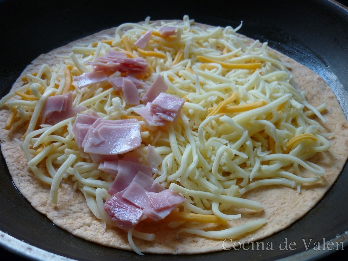 Quesadilla de Jamón y Queso