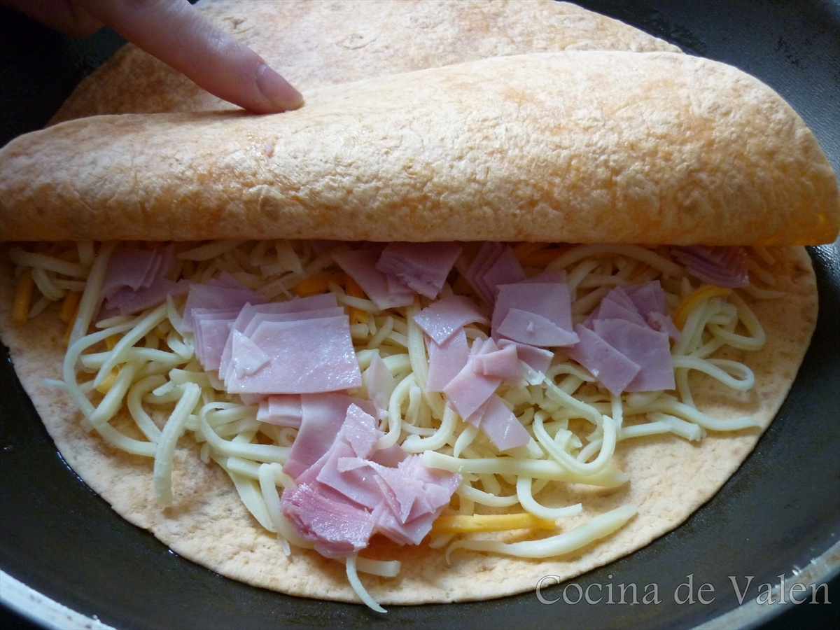 Quesadilla de Jamón y Queso