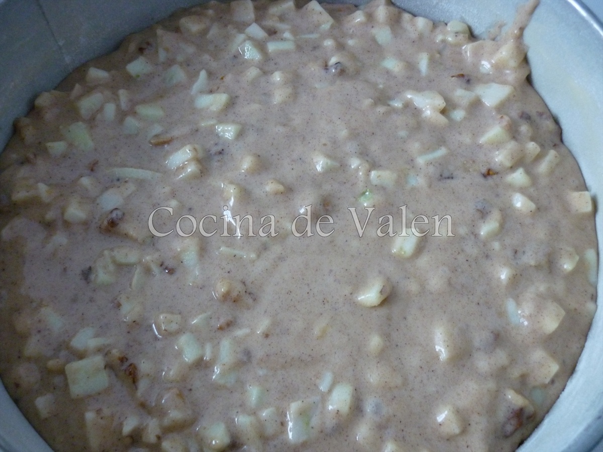 Torta de Manzana, nueces y caramelo - Marca de Agua