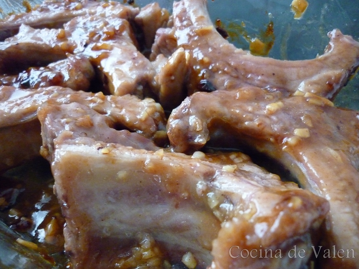 Costillas de cerdo al horno