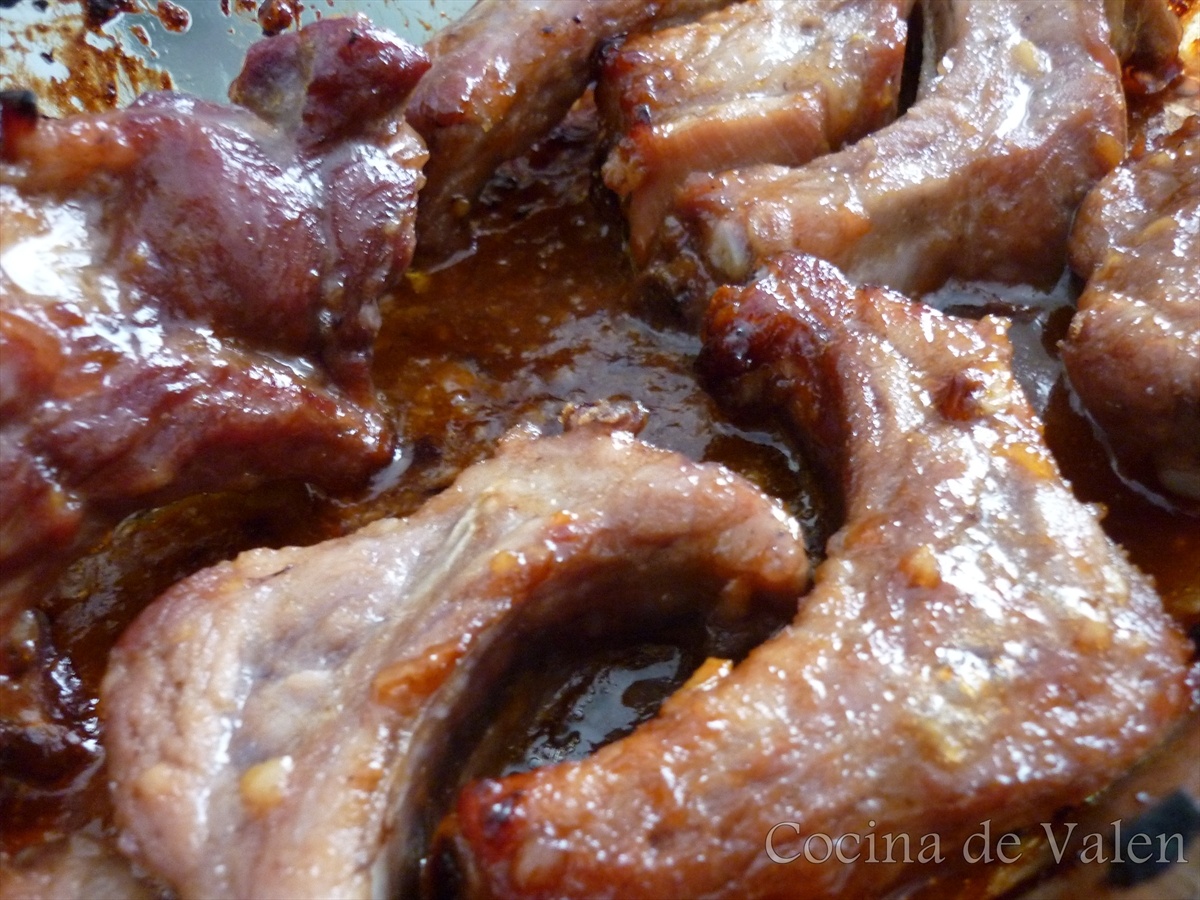 Costillas de cerdo al horno