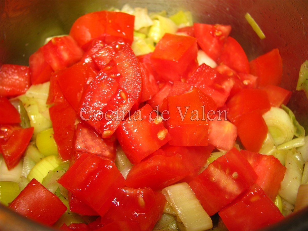 Quiche de Puerro y Tomate - Cocina de Valen