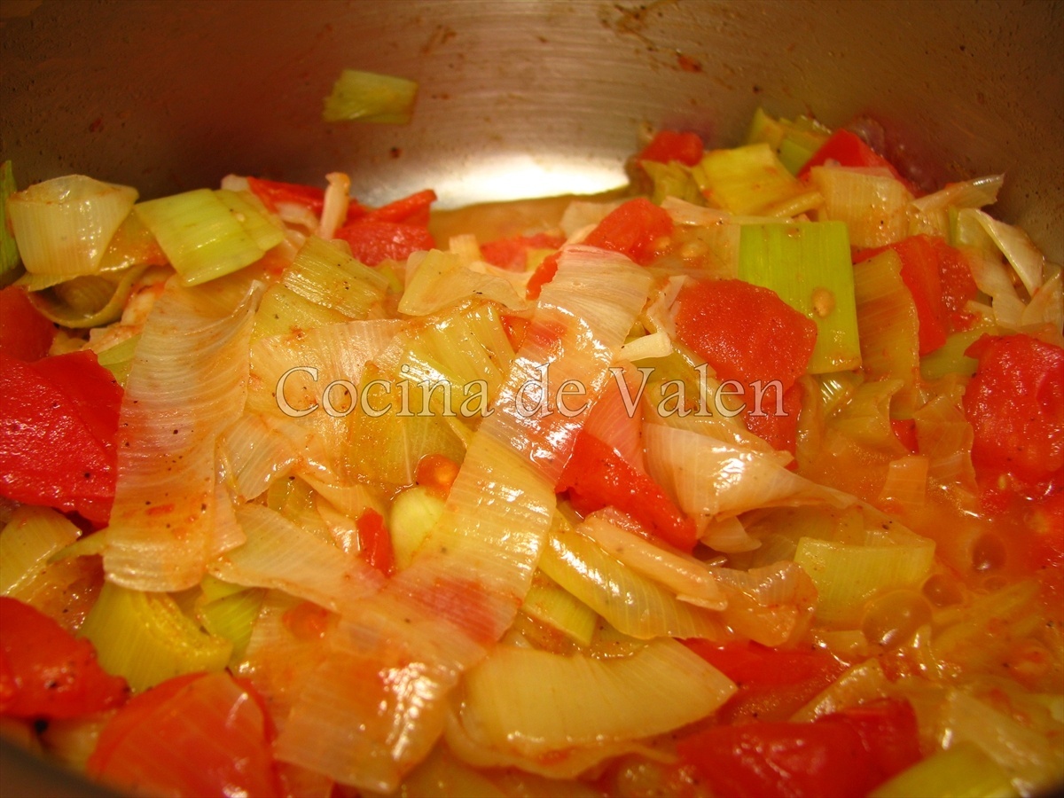 Quiche de Puerro y Tomate - Cocina de Valen