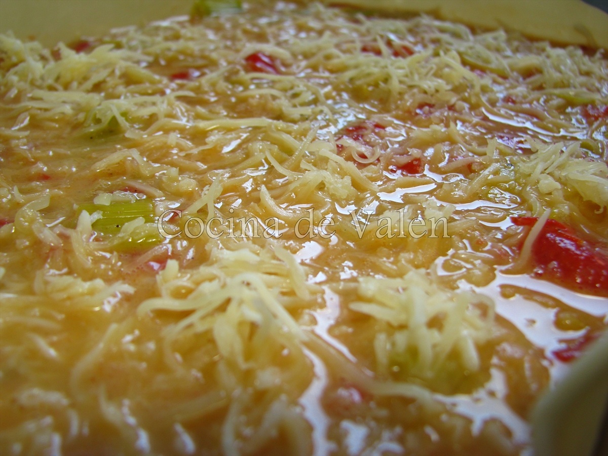 Quiche de Puerro y Tomate - Cocina de Valen