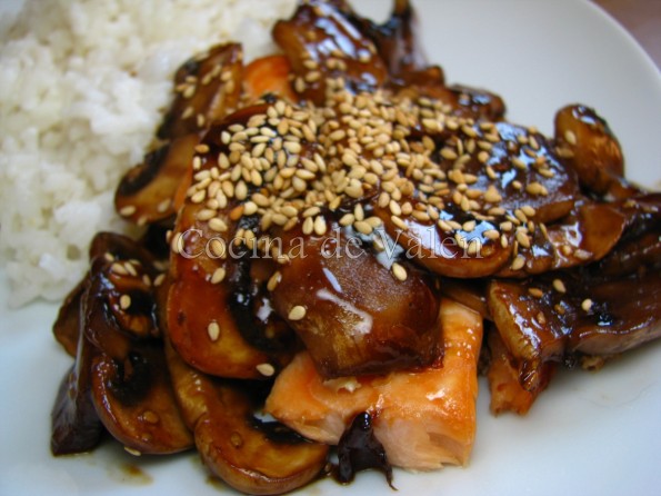 Salmón Teriyaki - Cocina de Valen