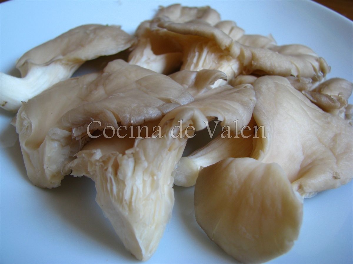 Setas empanizadas con ali oli - Cocina de Valen