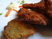 Setas empanizadas con ali oli - Cocina de Valen